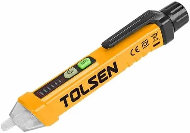 Детектор електричної напруги Tolsen, 12-1000В, категорія 1000В, 3x1.5В LR03.