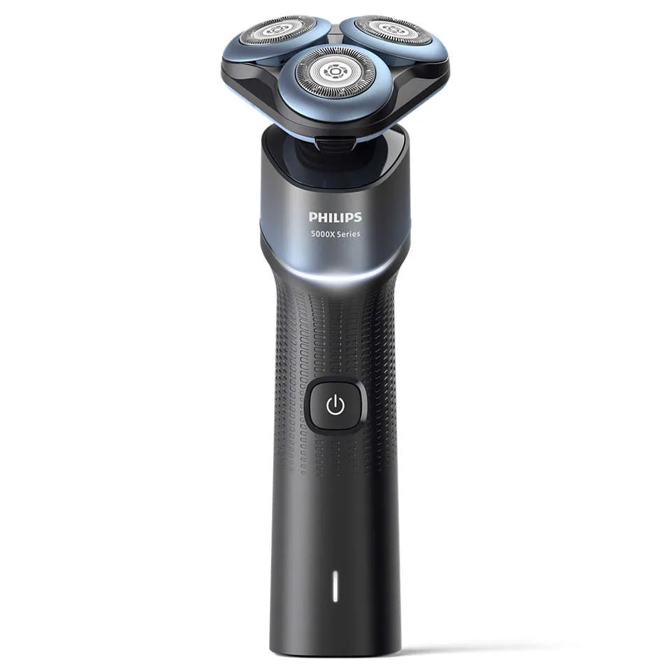 Електрична бритва Philips роторного типу Series 5000X, 4.5 Вт, з трьома бритвяними головками, Li-Ion, для сухого та вологого голін