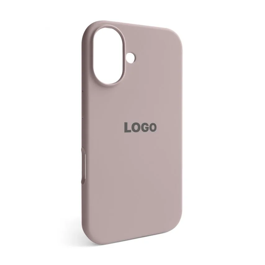 Чохол Silicone Case для Apple iPhone 16 сірий силікон