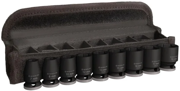 Набір ударних торцевих головок Bosch Professional Standart 3/8" 30мм 9шт