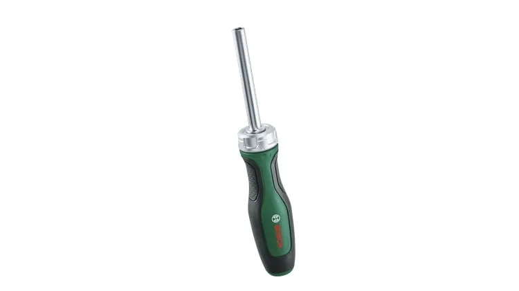 Отвертка Bosch с реверсивным механизмом, 18 насадок, 225 мм, сталь CrV