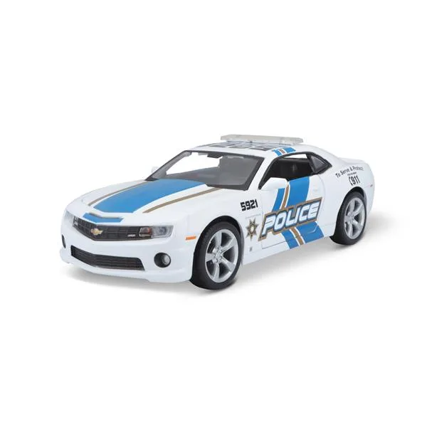 Автомодель Maisto металл 1 24 белая Camaro SS RS Police