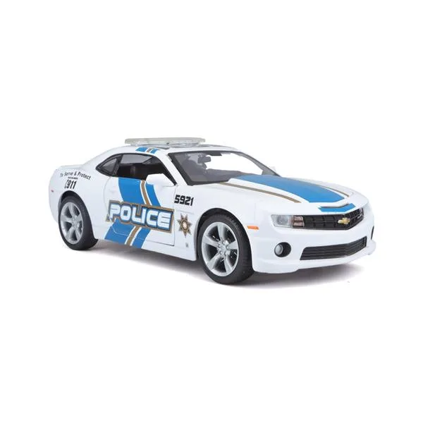 Автомодель Maisto металл 1 24 белая Camaro SS RS Police