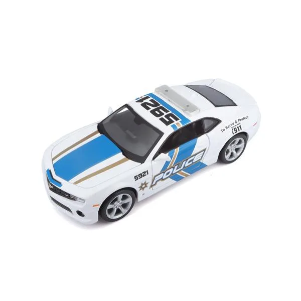 Автомодель Maisto металл 1 24 белая Camaro SS RS Police