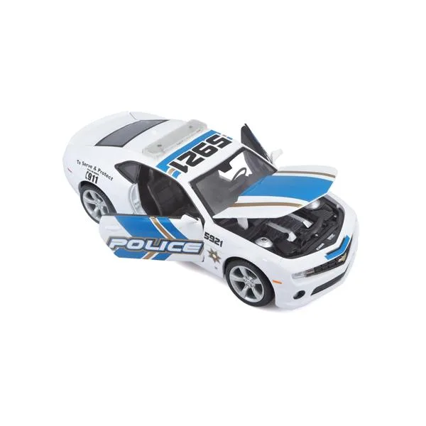 Автомодель Maisto металл 1 24 белая Camaro SS RS Police