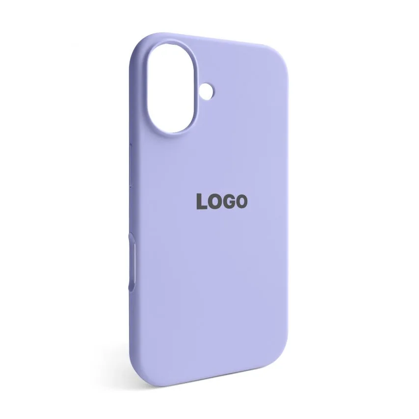 Чохол Silicone Case для Apple iPhone силіконовий 16 лавандовий
