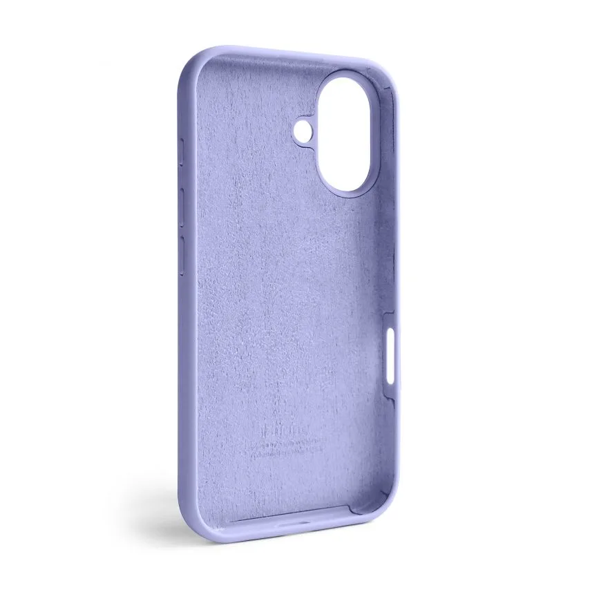 Чохол Silicone Case для Apple iPhone силіконовий 16 лавандовий