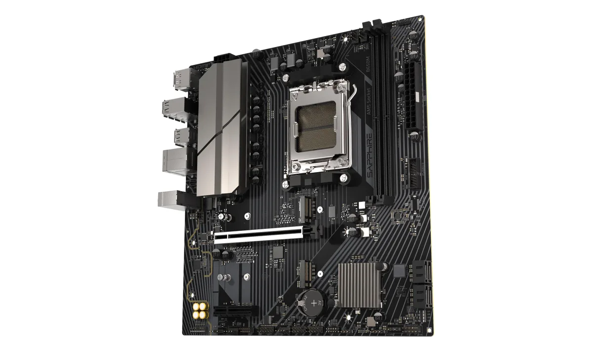 Материнcька плата SAPPHIRE B650M-E sAM5 B650 2xDDR5 M.2 HDMI DP mATX