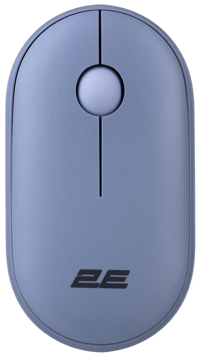 Миша 2E MF300 Silent, WL/BT, синій