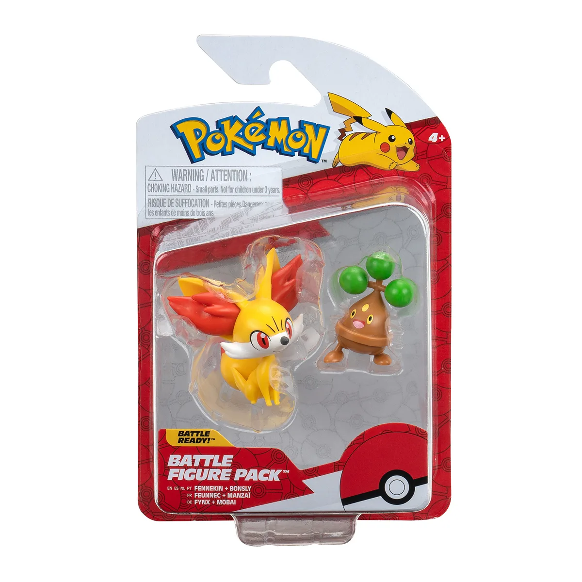 Набір ігрових фігурок Pokemon Фенекін Бонслай полімер 5 см