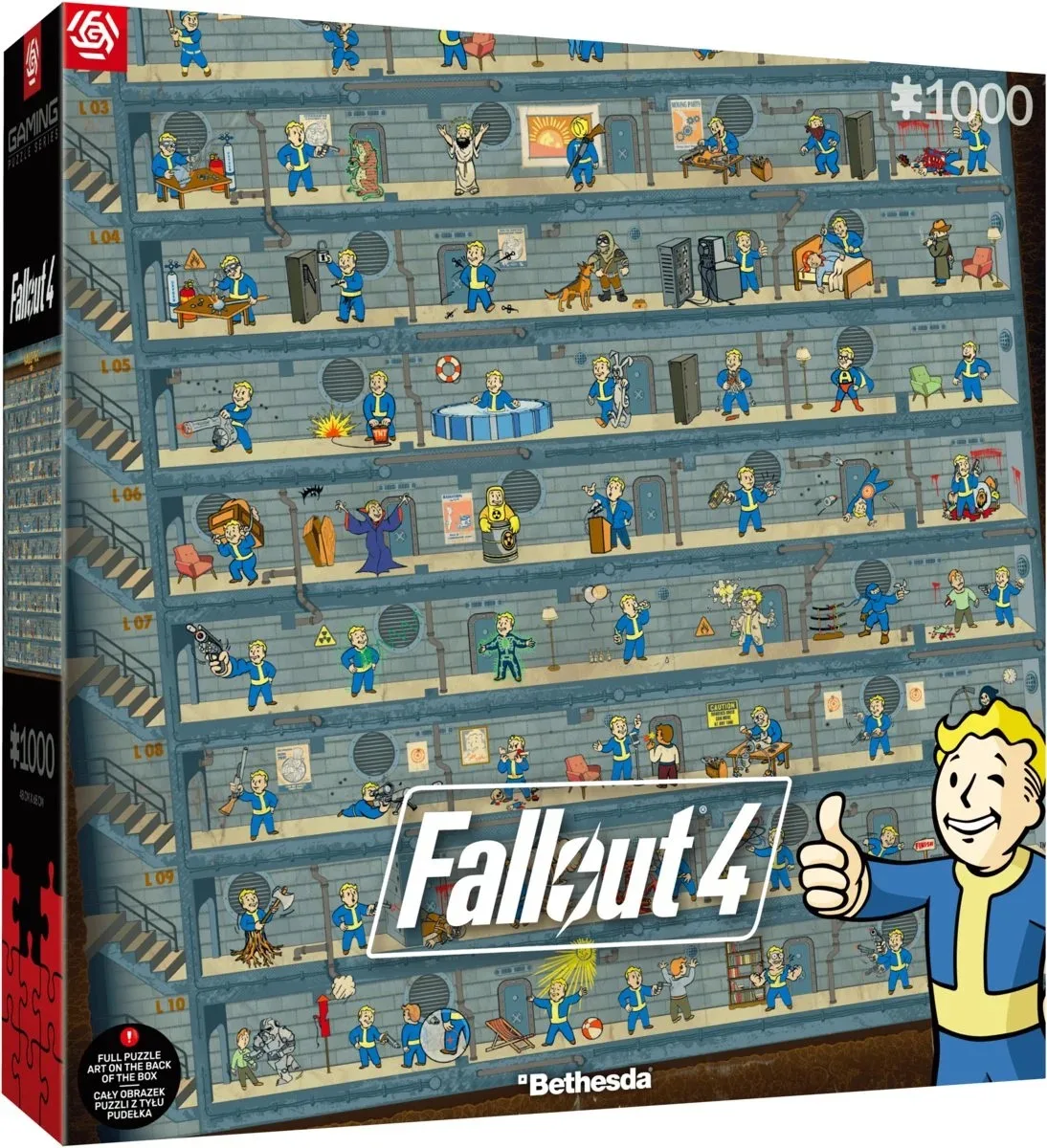 Пазл GoodLoot Fallout 4 Perk Poster Puzzles 1000 ел.