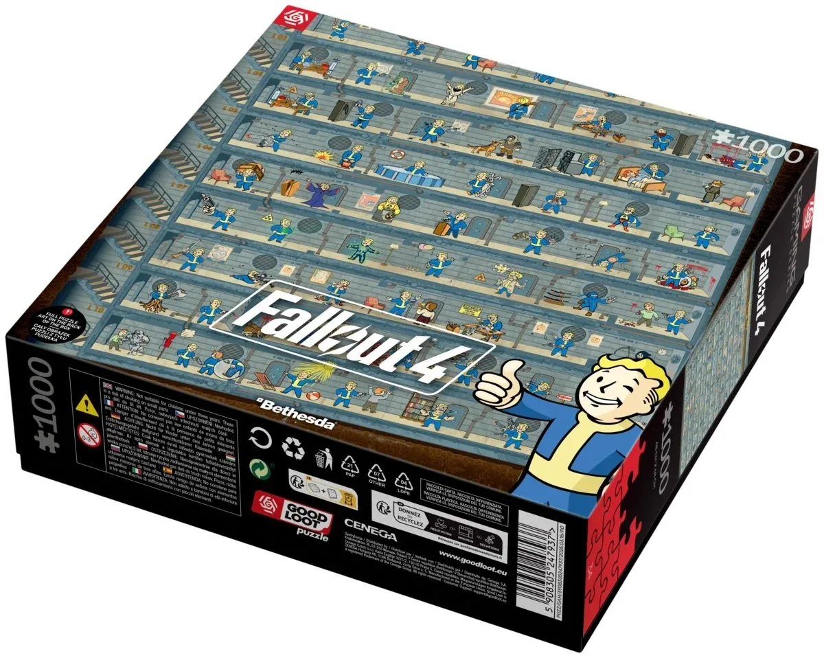 Пазл GoodLoot Fallout 4 Perk Poster Puzzles 1000 ел.