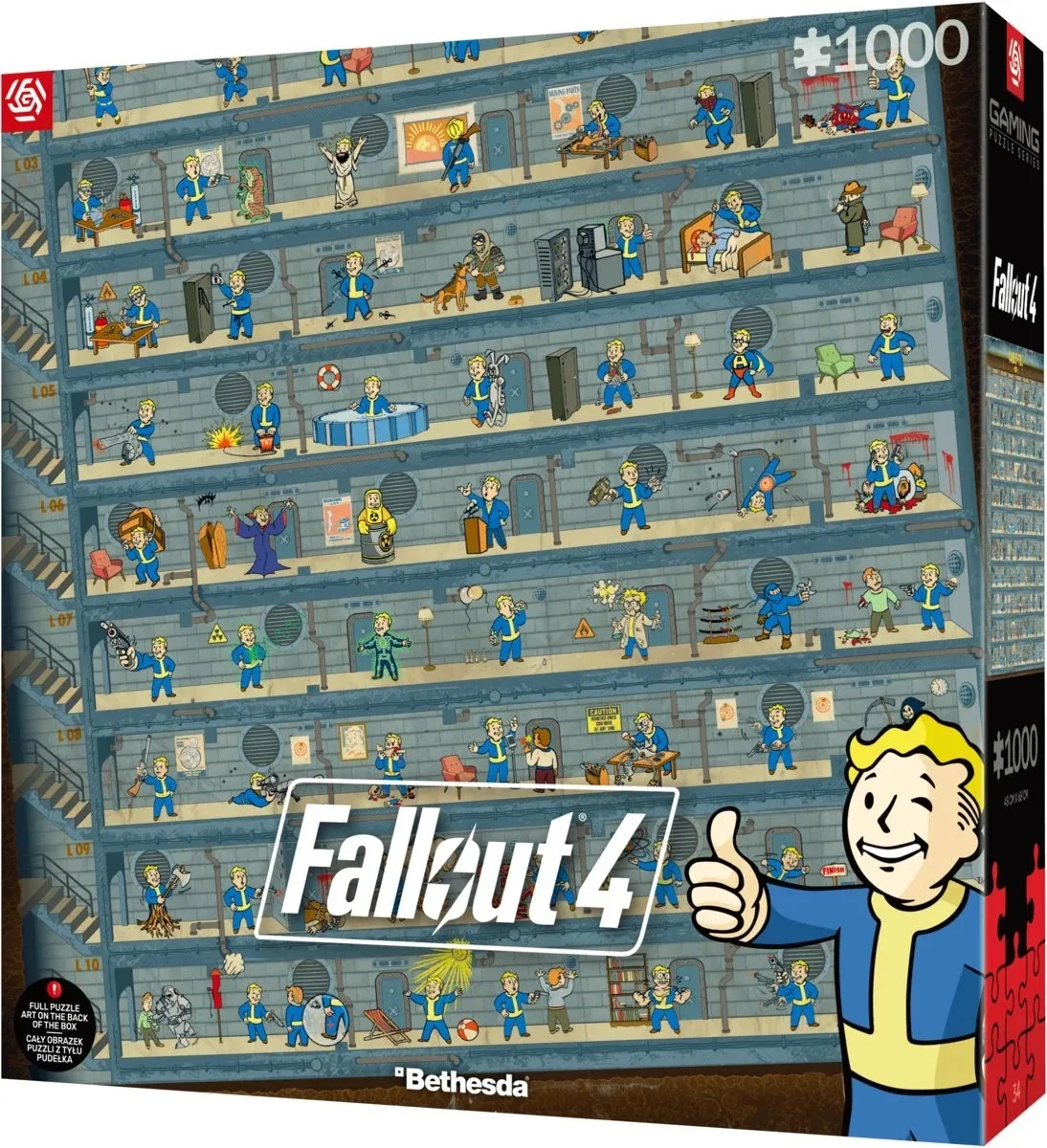 Пазл GoodLoot Fallout 4 Perk Poster Puzzles 1000 ел.