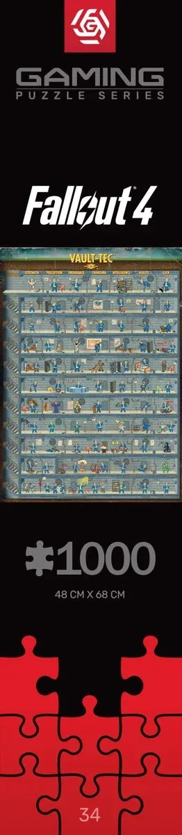 Пазл GoodLoot Fallout 4 Perk Poster Puzzles 1000 ел.