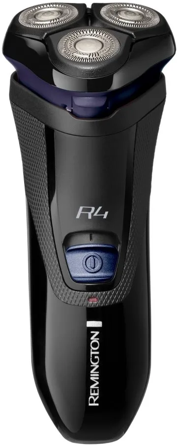 Електрична роторна бритва Remington R4 Style Series з трьома бритвяними головками, для сухого гоління, з тримером, чорного та синь