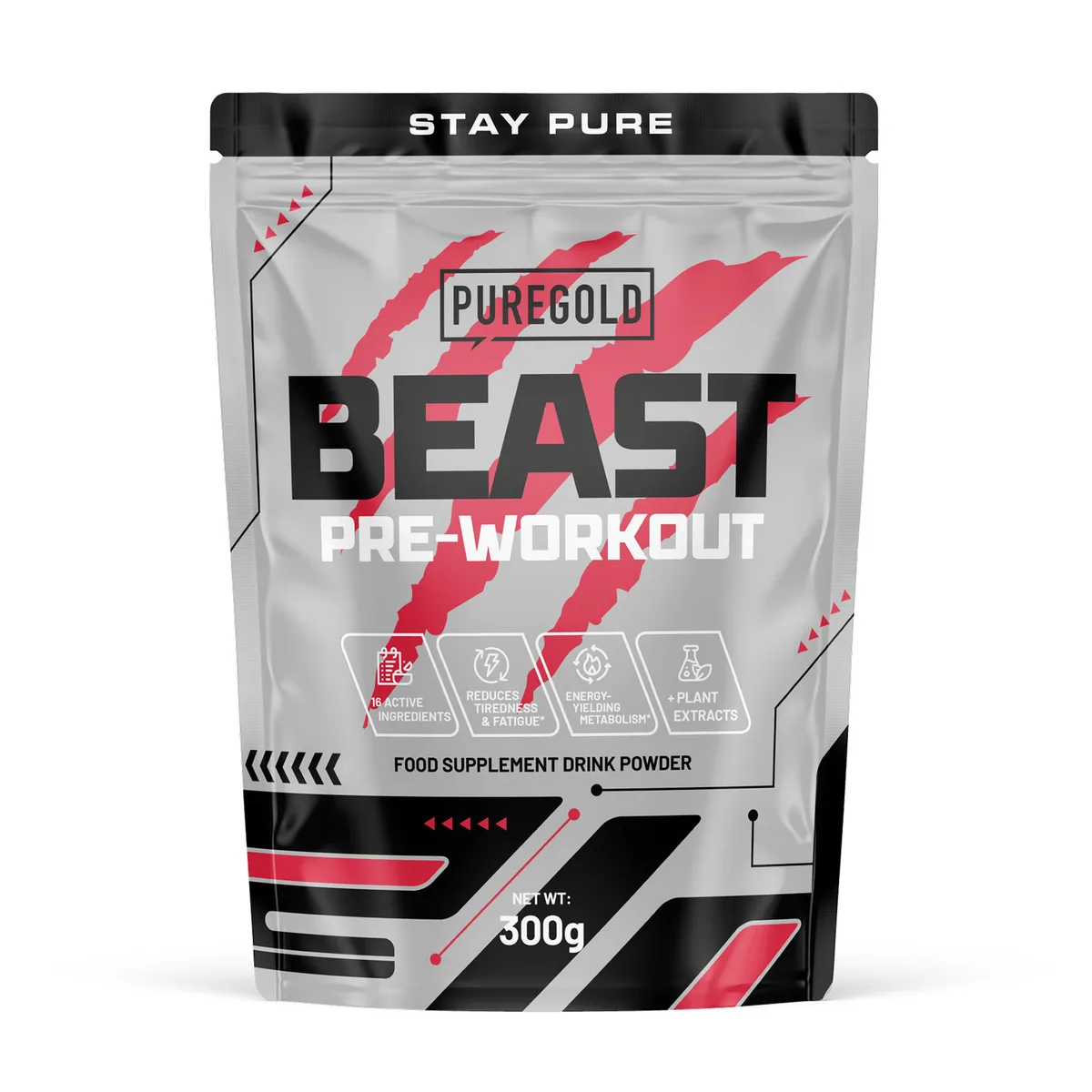 Beast Pre-Workout Pure Gold 300 г Вишня на українську мову буде: 

Beast Pre-Workout Pure Gold 300 г Вишня