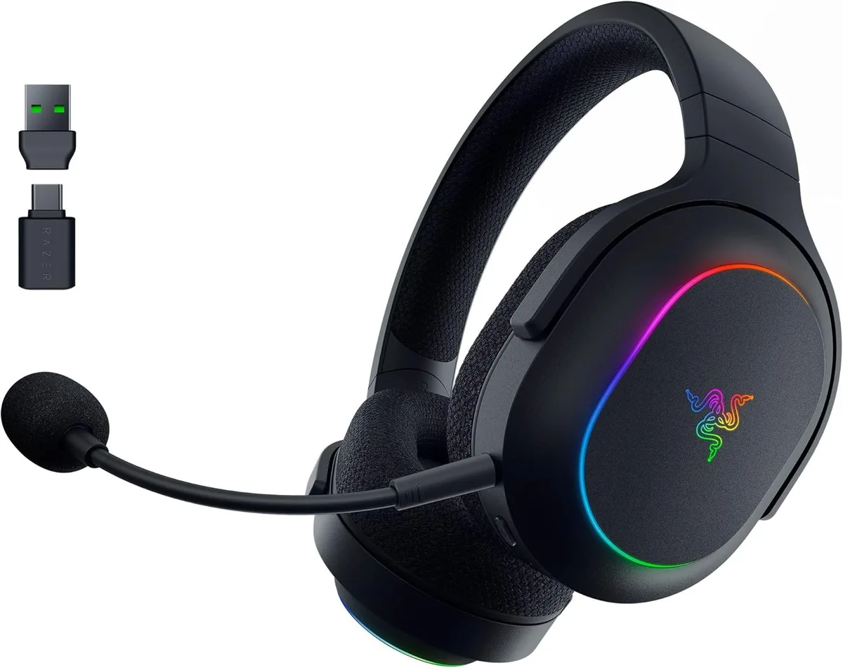 Игровая гарнитура Razer Barracuda X Chroma, BT/WL, RGB, черный