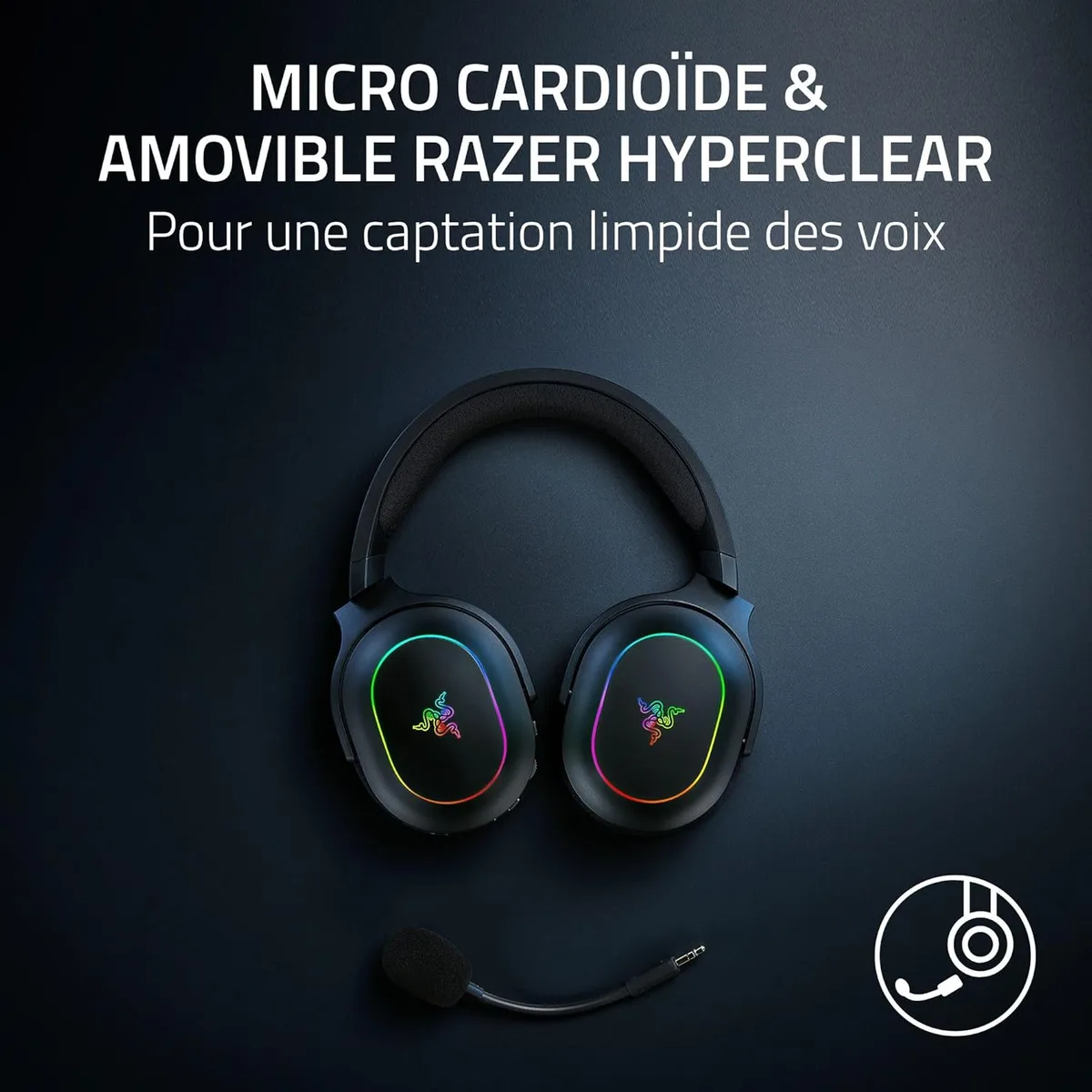 Игровая гарнитура Razer Barracuda X Chroma, BT/WL, RGB, черный