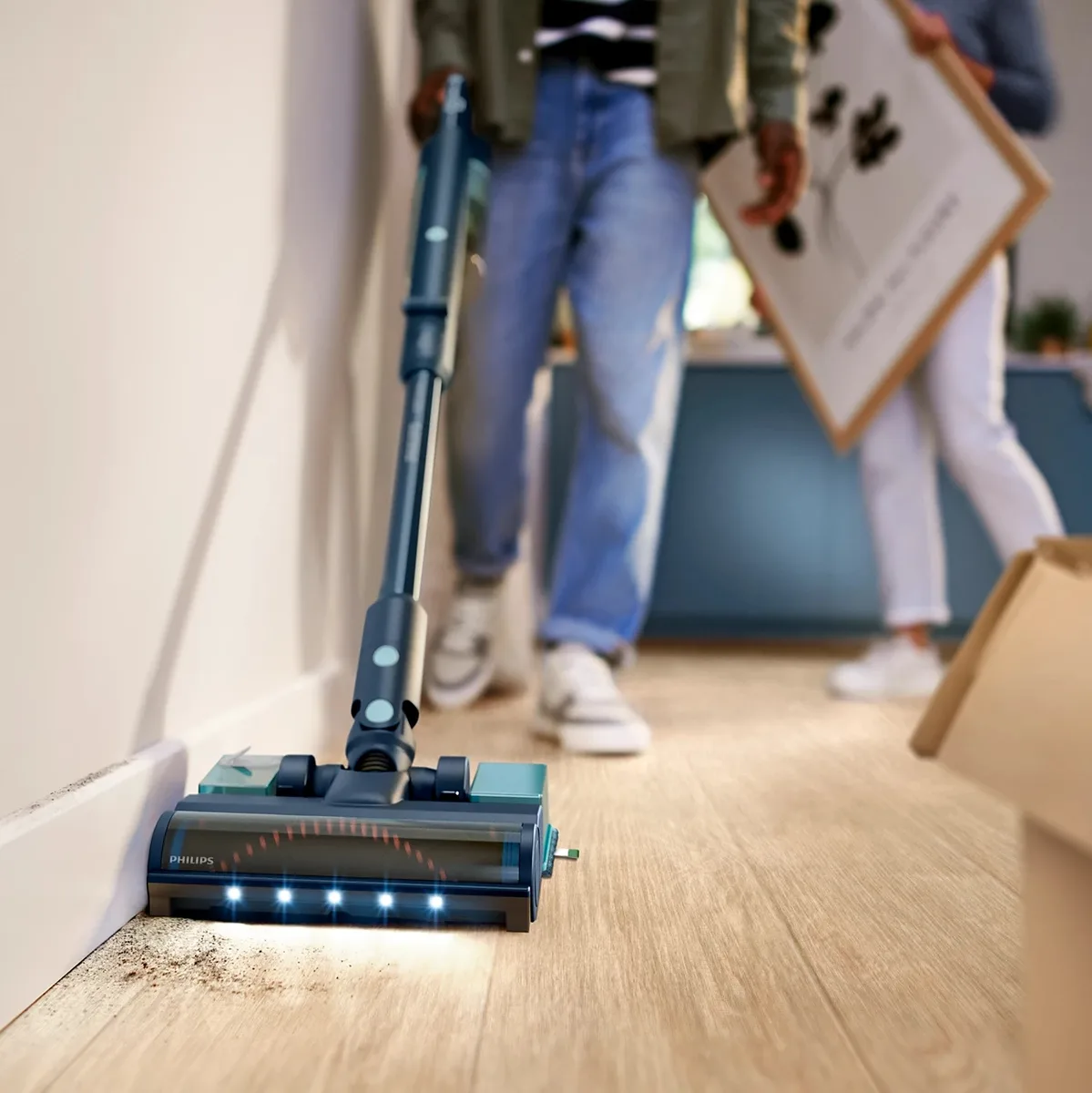Безпровідний пилосос Philips Flex Series 5000, для вологого прибирання, об'єм контейнера - 0.27 л, автономна робота до 60 хв, поту