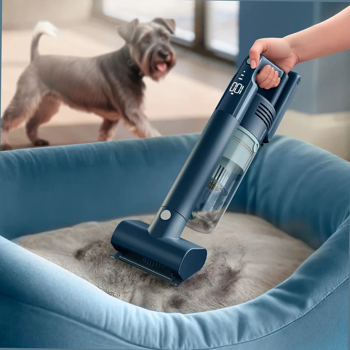 Безпровідний пилосос Philips Flex Series 5000, для вологого прибирання, об'єм контейнера - 0.27 л, автономна робота до 60 хв, поту