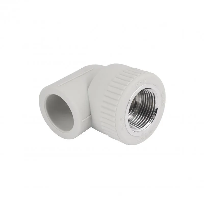 Кутник PPR 90° 25x3/4" ВР Латунь Сірий