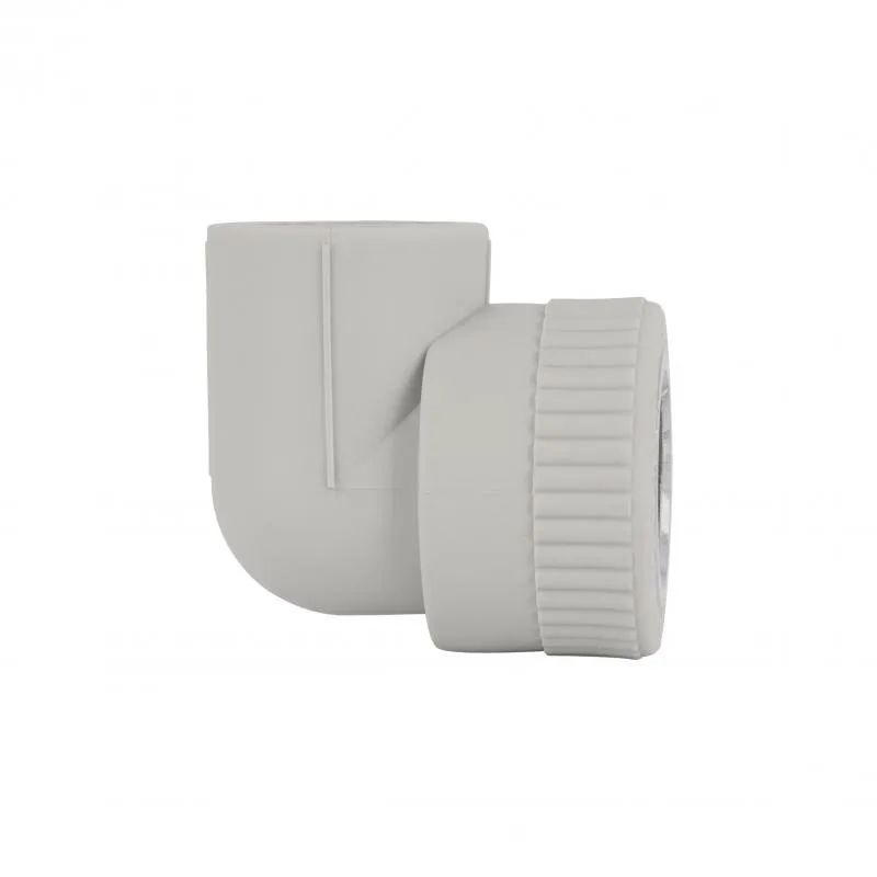 Кутник PPR 90° 25x3/4" ВР Латунь Сірий