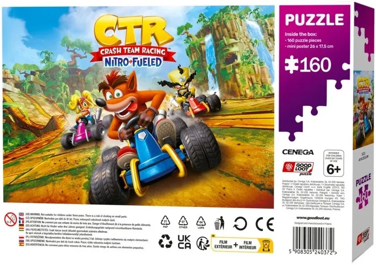 Пазл GoodLoot Crash Team Racing картон 41х27,5 см 160 ел.