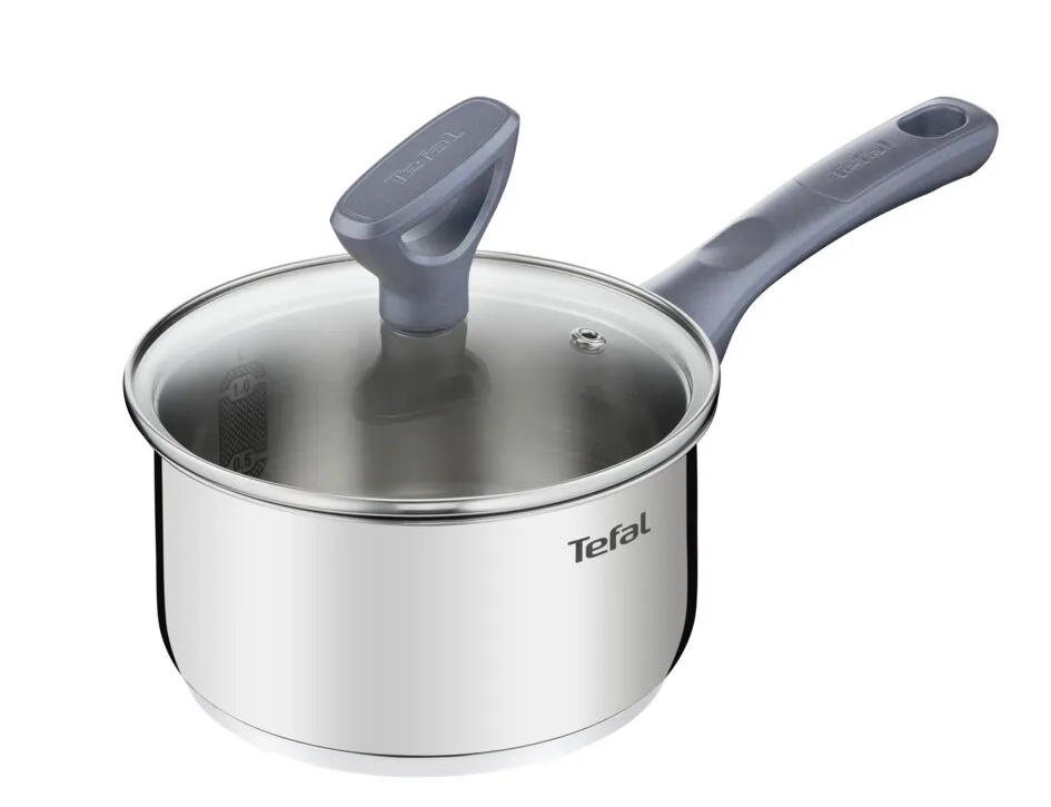 Набор посуды Tefal нержавеющая сталь 11 предметов черный