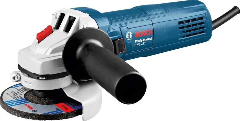 Угловая шлифмашина Bosch Professional GWS 750-125, 125 мм, 750 Вт, 11000 об/мин, 18 кг