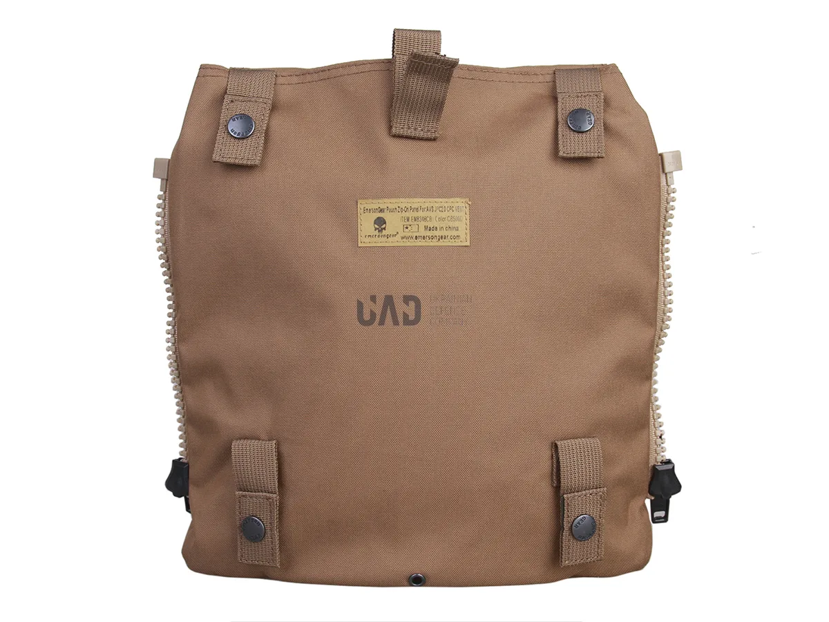 Сумка панель-рюкзак Emerson 100% нейлон Койот для плитоноски MOLLE