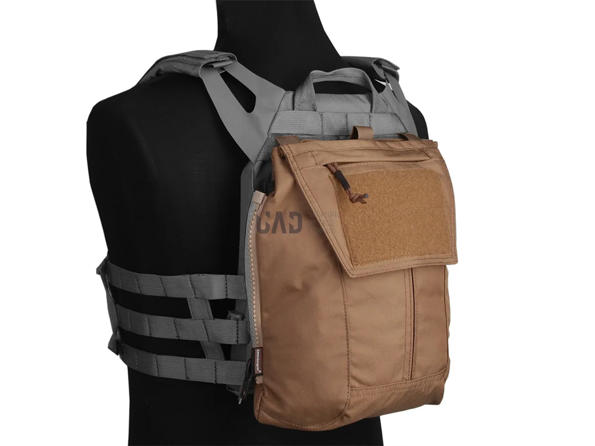 Сумка панель-рюкзак Emerson 100% нейлон Койот для плитоноски MOLLE