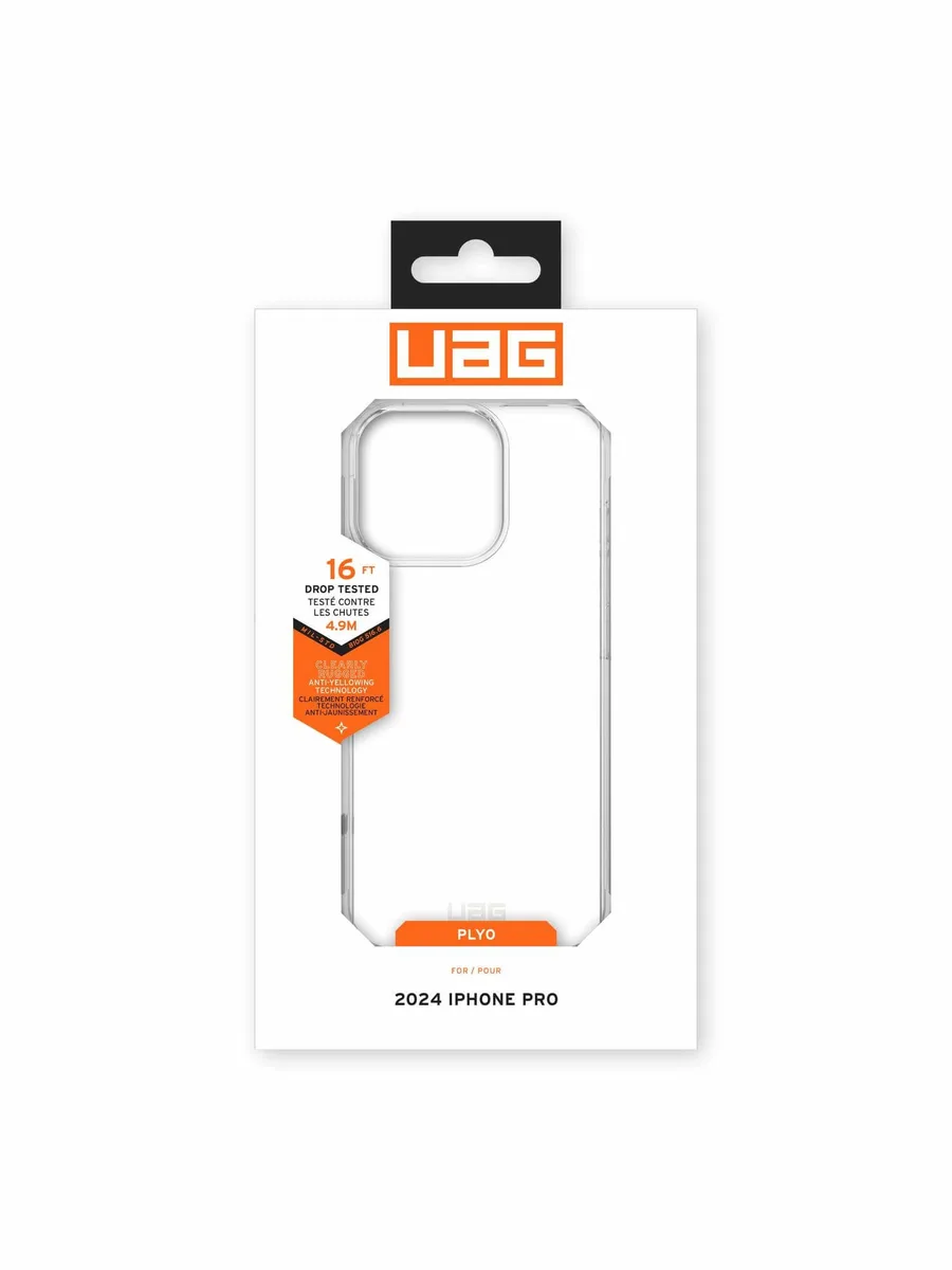 Чохол UAG для iPhone 16 Pro, Plyo, Ice
