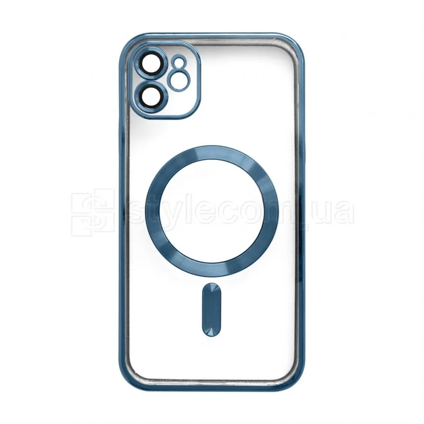 Чохол MagSafe для Apple iPhone 11 силікон синій