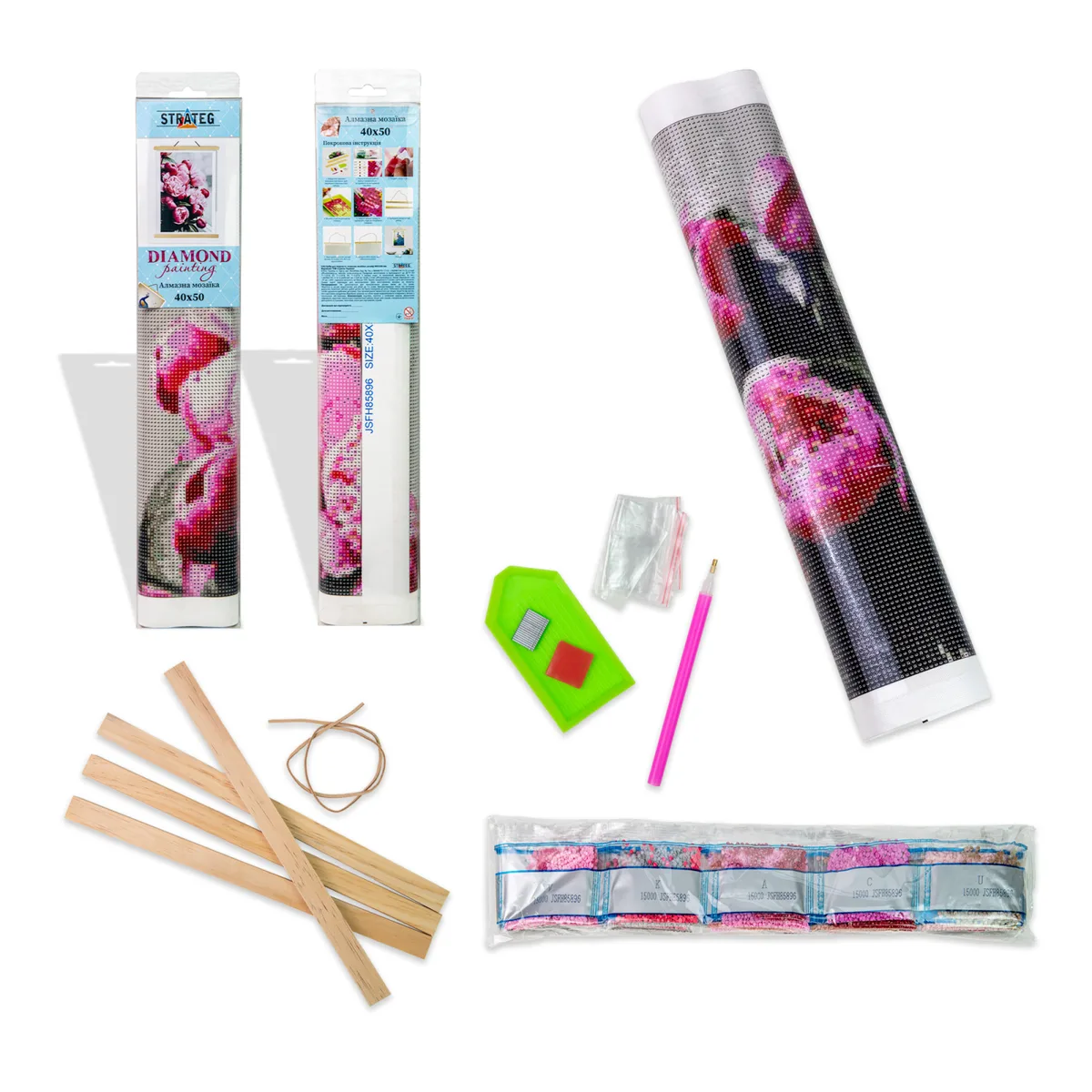 Алмазная мозаика Корги 40х50 см акриловые стразы для творчества и декора