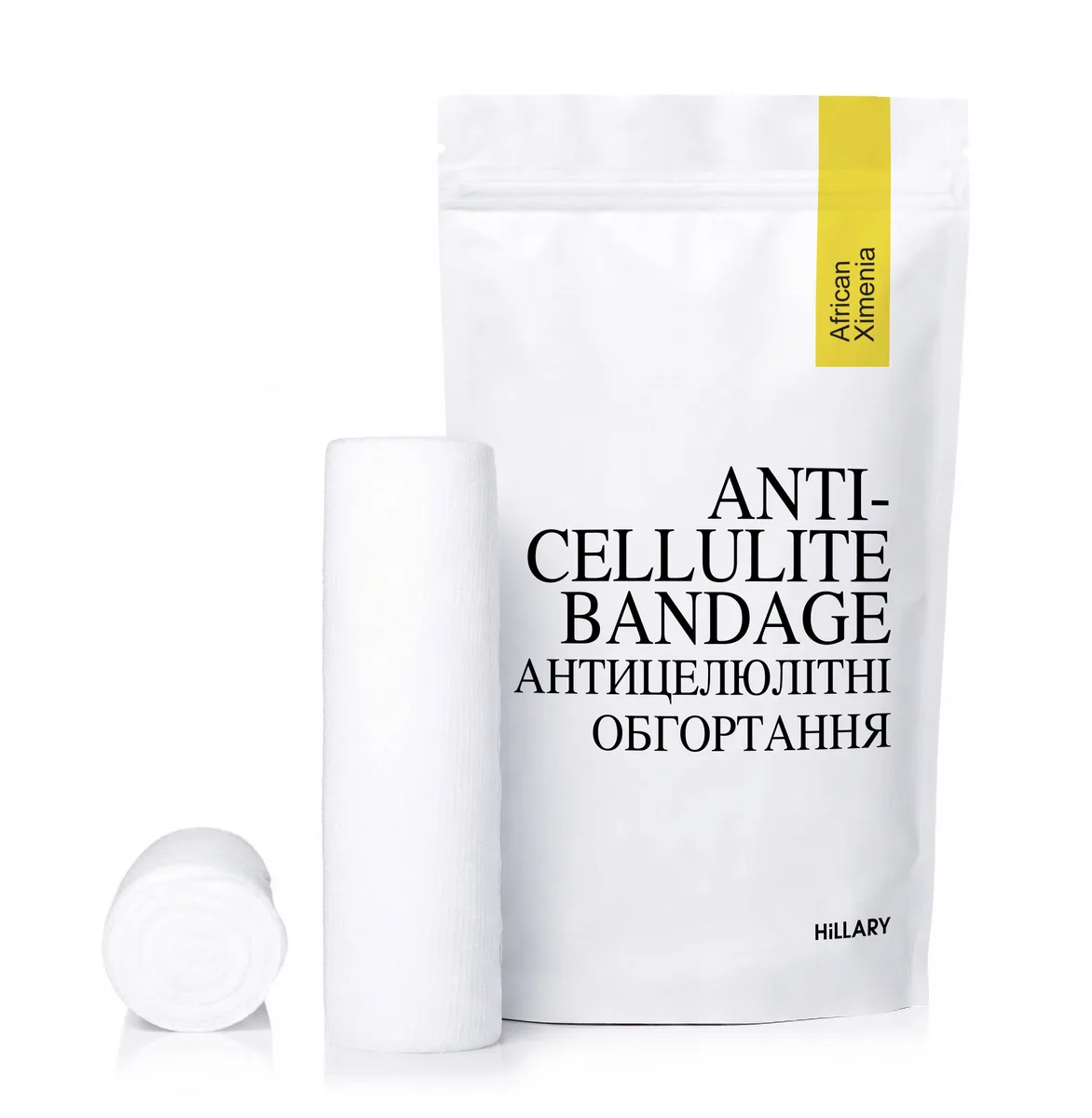 Курс Антицелюлітних обгортань з олією ксименії Hillary Anti-cellulite Bandage African Ximenia (6 уп,)