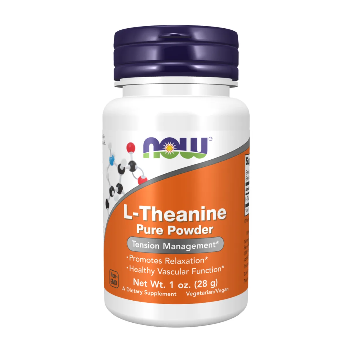 L-Theanine Powder Now Foods Порошок 28 г Без ГМО Вегетарианский Веганский