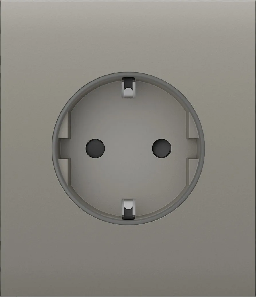 Центральна панель для вбудованої розетки Ajax CenterCover for Outlet Basic, olive