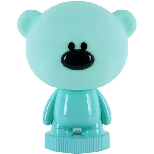 Світильник-нічник LED з акумулятором Bear зелений для дітей.