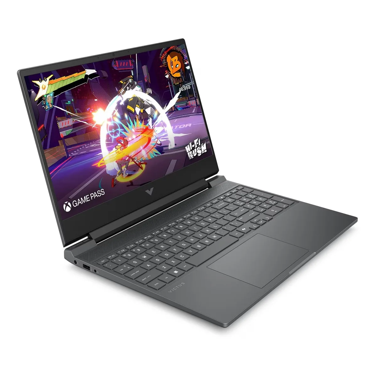 Ноутбук HP ігровий 15.6" FHD IPS сірий Intel i5 24GB SSD 512GB NVIDIA RTX 4050