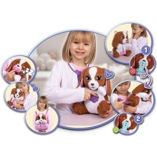 Интерактивный игровой набор Baby Paws Щенок ветеринара игрушка для детей 1 5 лет забота о питомце
