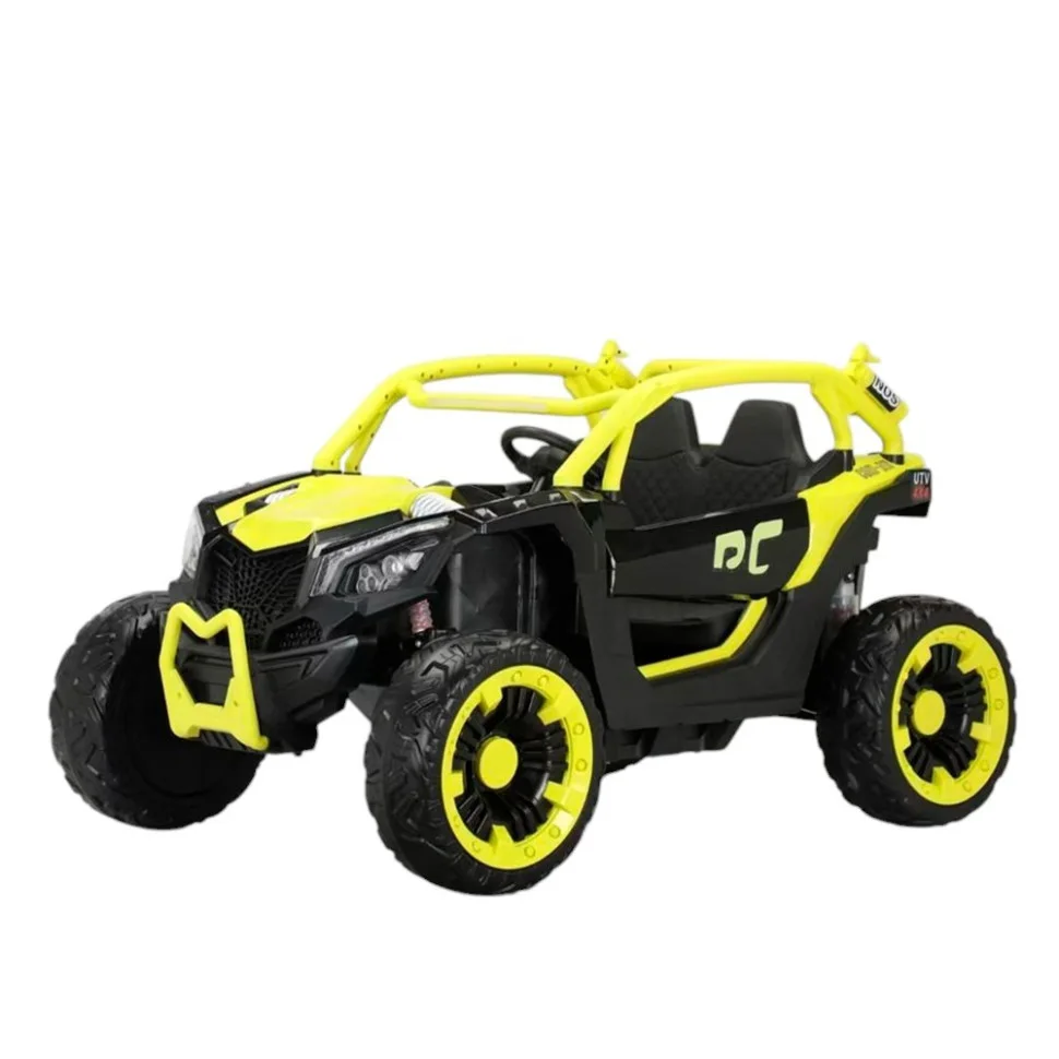 Дитячий електромобіль Bambi Racer шкіра 1 місний коричневий до 60 кг 24V
