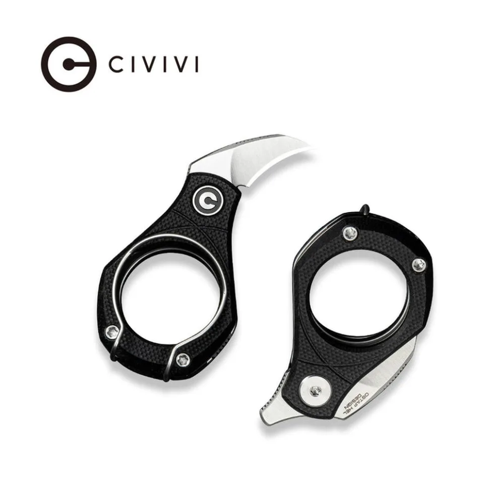 Ніж складаний кишеньковий Civivi 14C28N 16,4 мм G10 чорний