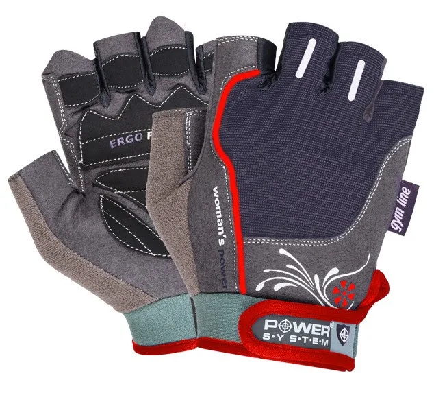Рукавички Active Point Amara XS Чорні/Червоні