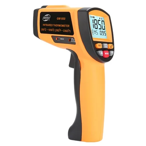 Лазерний пірометр Benetech GM1850 200-1850°C інфрачервоний вологозахищений 80:1