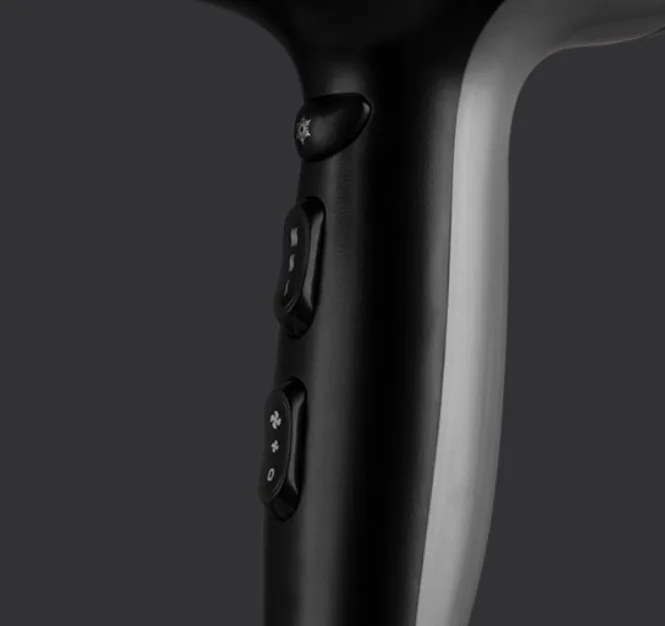 Фен Remington Ionic Dry, 2200Вт, 3 швидкості, дифузор, турмалінова іонізація, холодний обдув, сіро-чорний.
