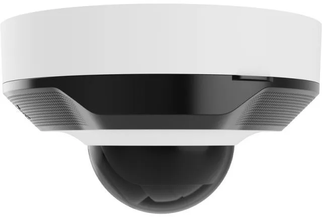 IP-камера проводная Ajax DomeCam Mini, 8 МП, 4 мм, Poe, True WDR, IP 65, ИК 30 м, аудио, угол обзора 75° до 85°, мини купольная, белая.