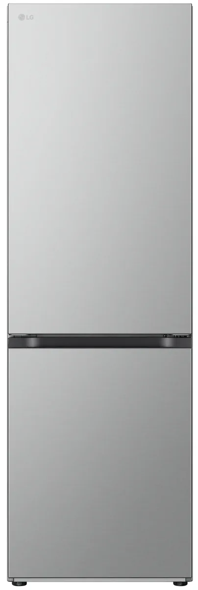 Холодильник LG з нижнім морозильником, 186x60x68 см, об'єм холодильної камери - 234 л, об'єм морозильної камери - 107 л, двоє двер