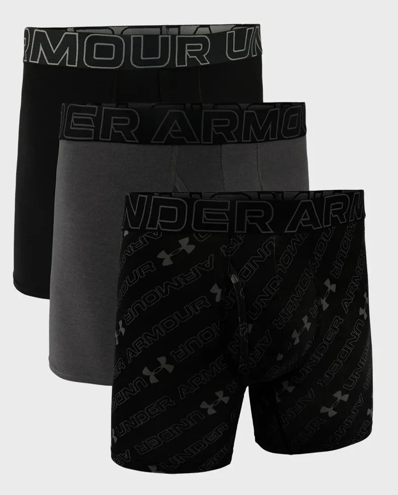 Труси Under Armour бавовна SM чорний сірий 3 шт
