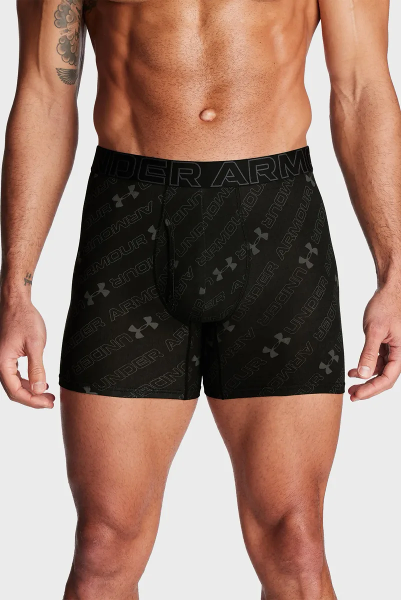 Труси Under Armour бавовна SM чорний сірий 3 шт