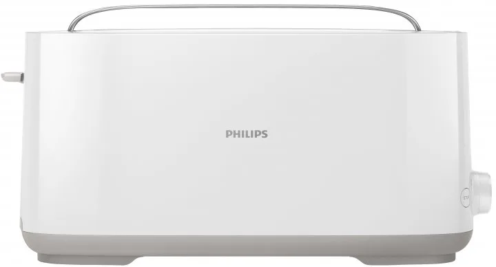 Тостер Philips пластик 2 відділення Білий 1000 Вт 8 режимів обсмажування